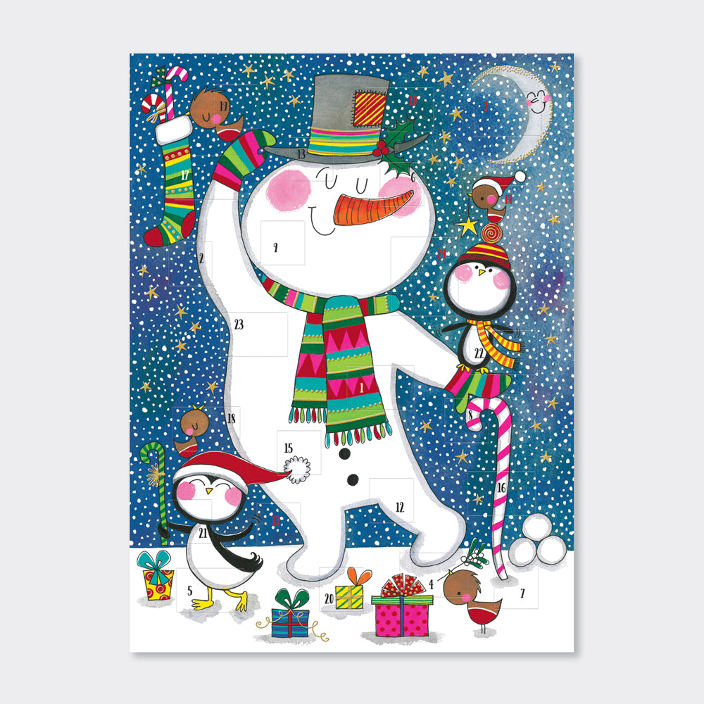 Traditional Advent Calendar - Snowman & Penguins