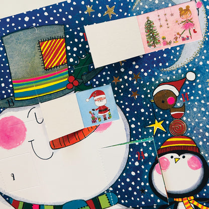 Traditional Advent Calendar - Snowman &amp; Penguins