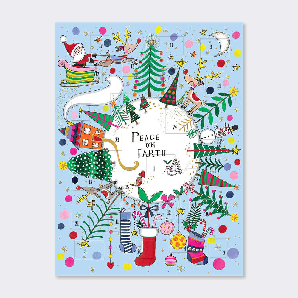 Traditional Advent Calendar - Peace On Earth World