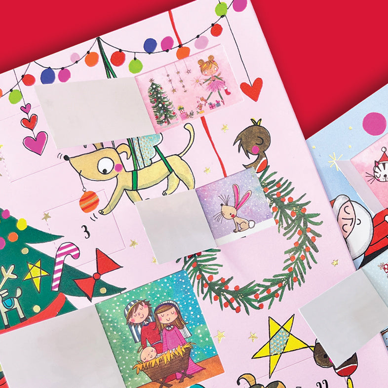 Traditional Advent Calendar - Christmas Tree &amp; Dogs