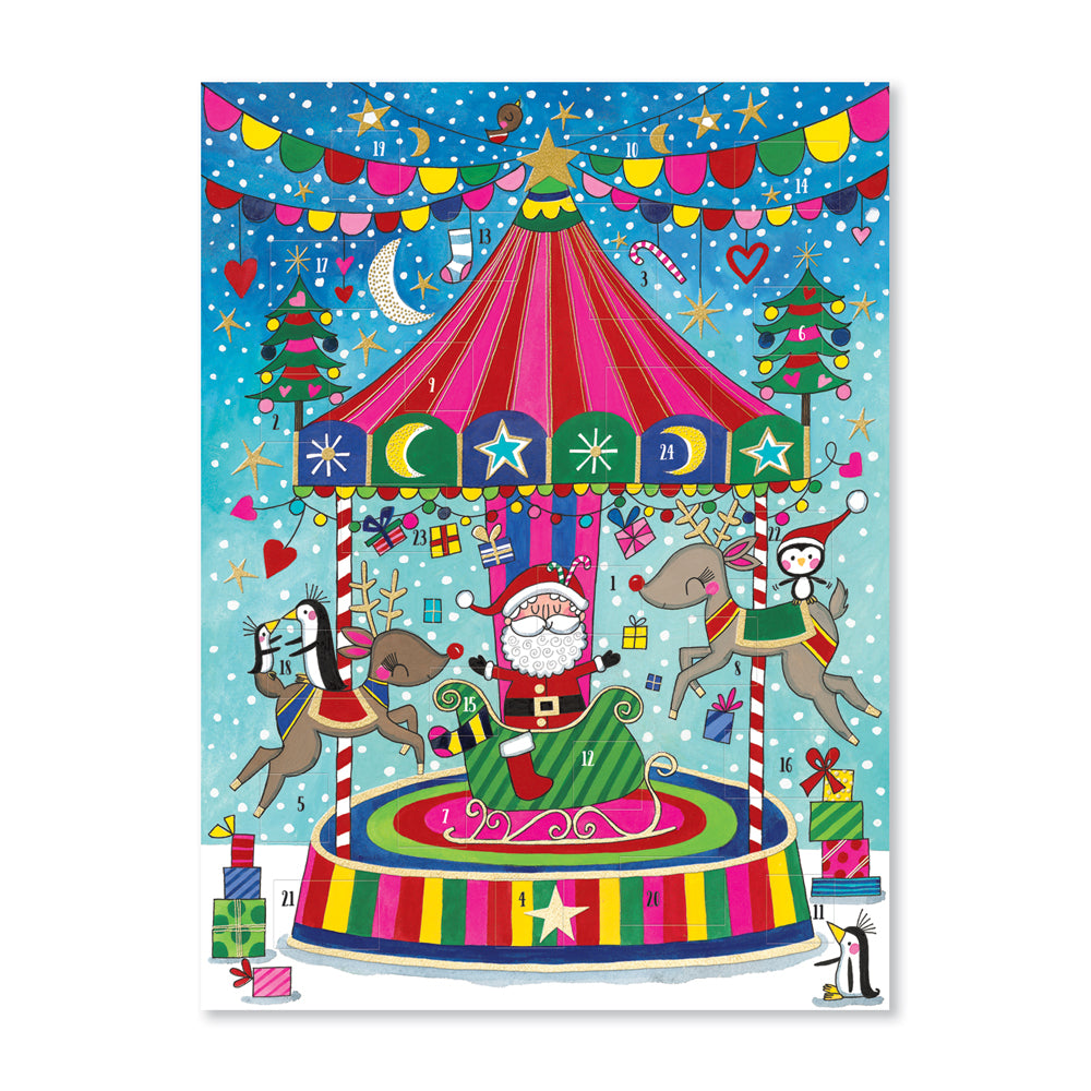 Advent Calendar - Christmas Carousel (foiled)