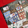 Advent Calendar - Snowy Christmas Village (foiled)