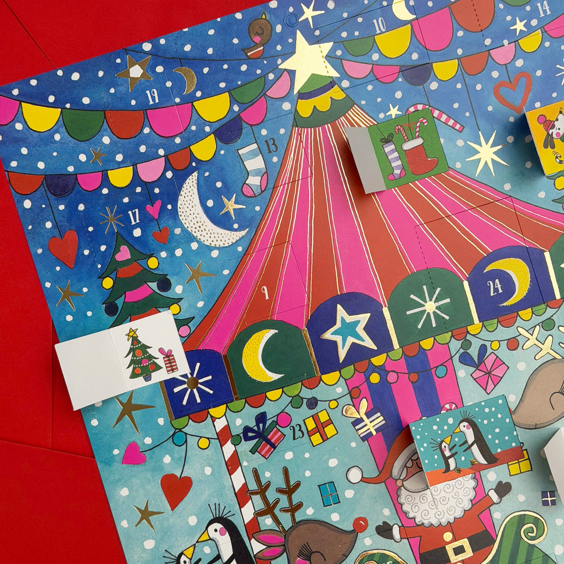 Advent Calendar - Christmas Carousel (foiled)