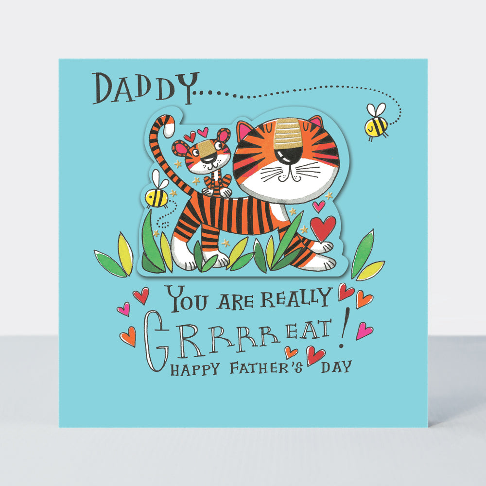 Father's Day Cardamom - Daddy You Are Grrrreat/Tigers