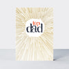 Father's Day Card - Ebb & Flow - Top Dad/Gold Sunbeam