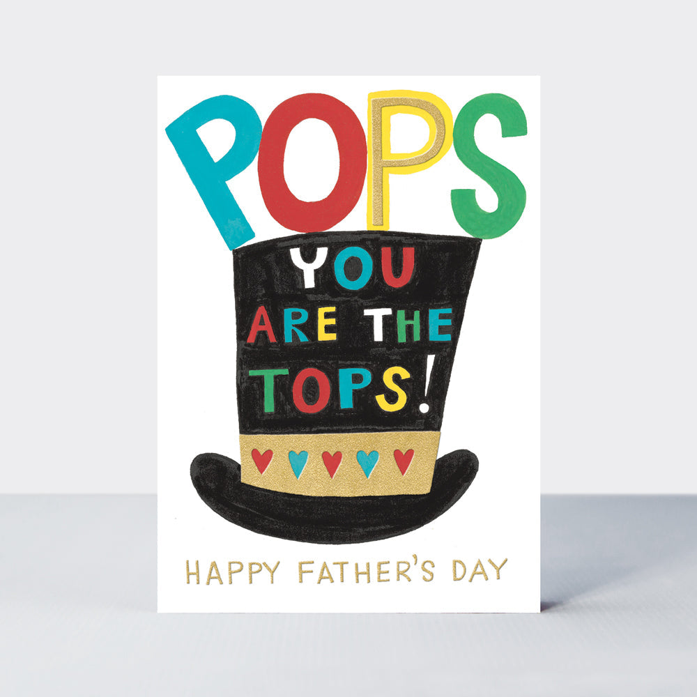 Pops You Are The Tops Father's Day Card - Headliners