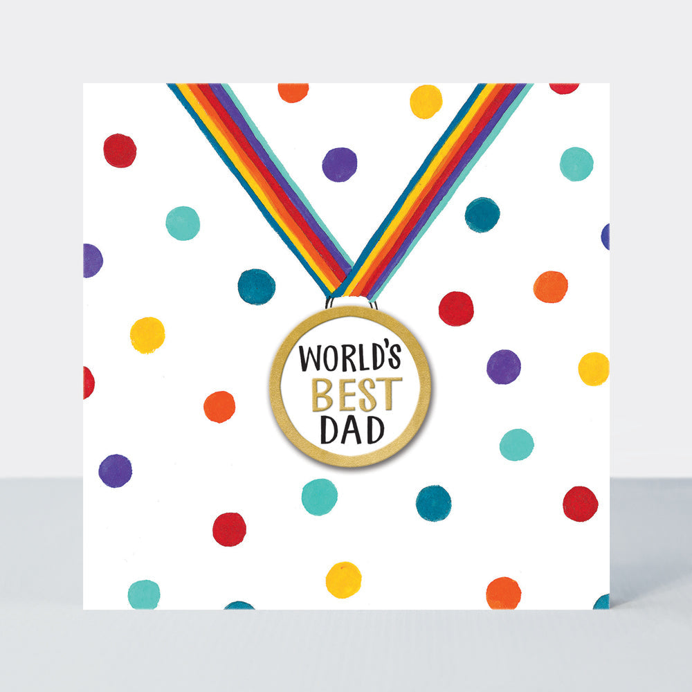 Father's Day Dad's the Word - World's Best Dad/Medal