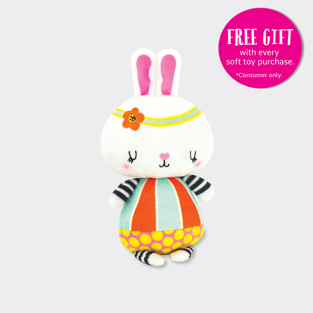Butternut the Bunny Soft Toy and Easter Colouring Book Bundle