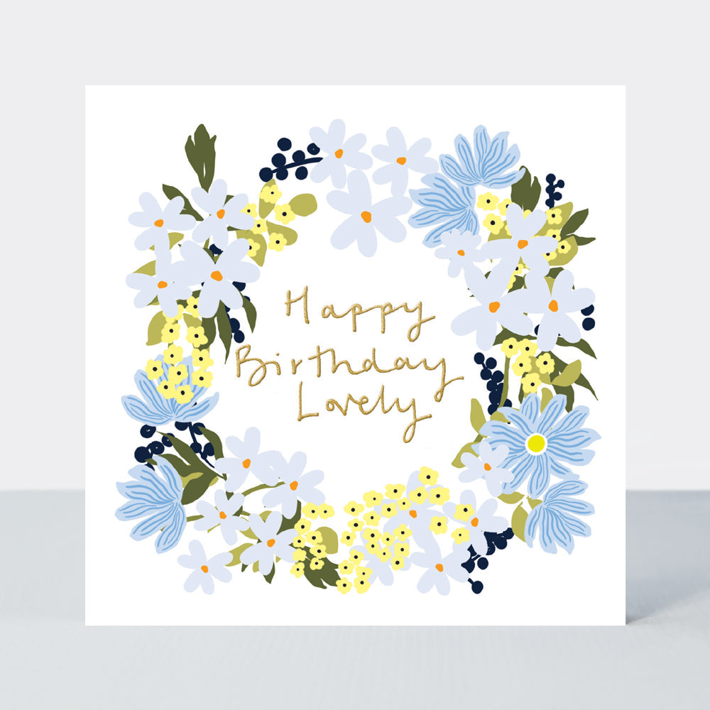 Field Day - Happy Birthday Lovely Birthday card - Wreath