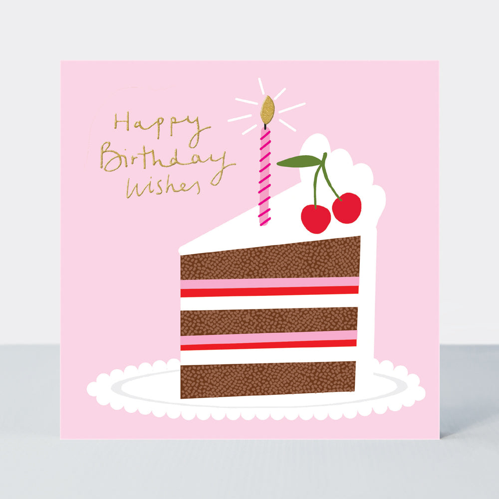 Field Day - Happy Birthday Wishes Birthday card - Cake Slice