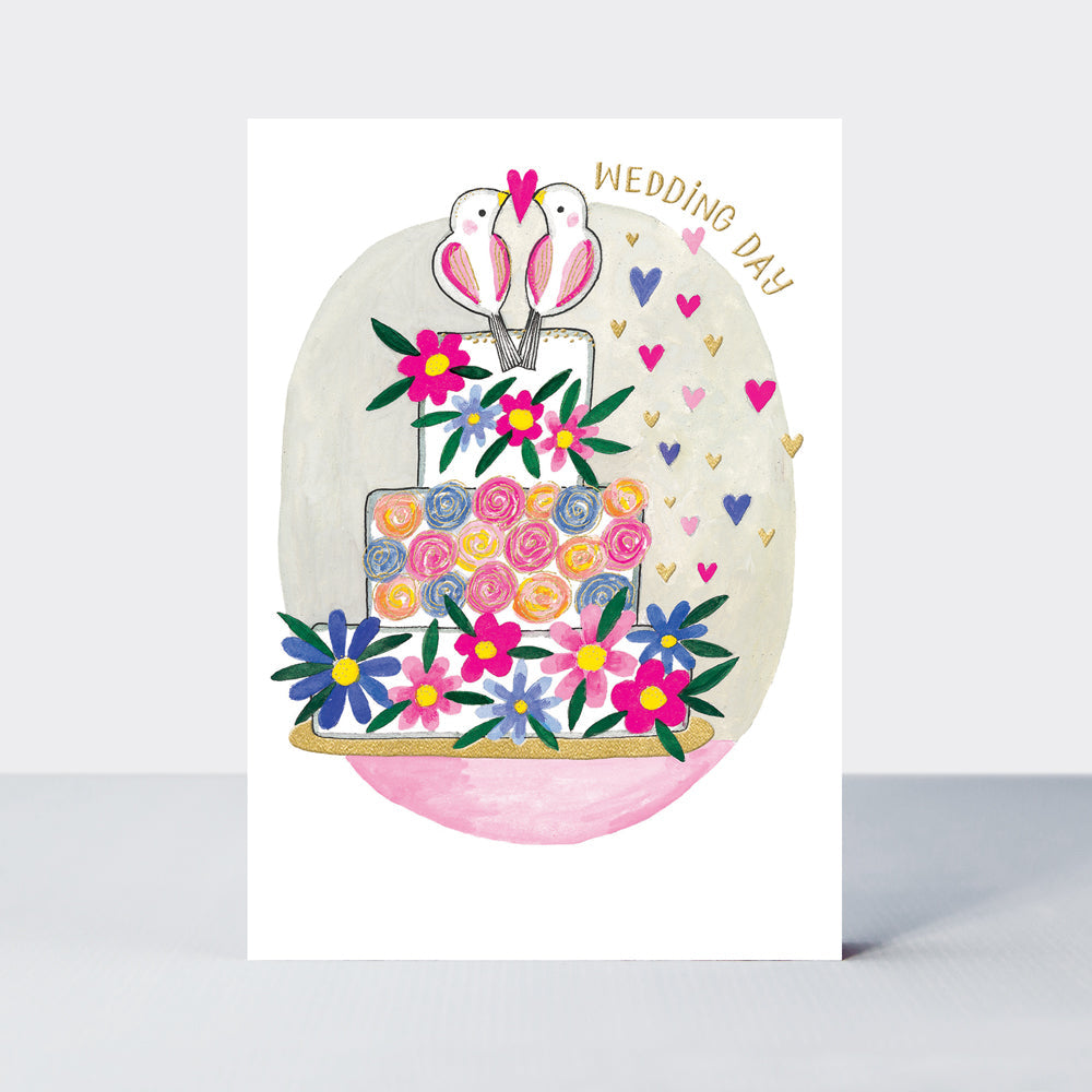 Fingerprint - Wedding Day/Cake Greetings Card