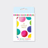 Foiled Pack of 10 Notecards - Little Note/Spots
