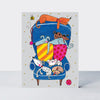Foiled Pack of 10 Notecards - Chair of Sleeping Dogs/Blank