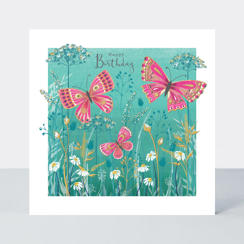 Gallery - Happy Birthday Butterflies  - Birthday Card