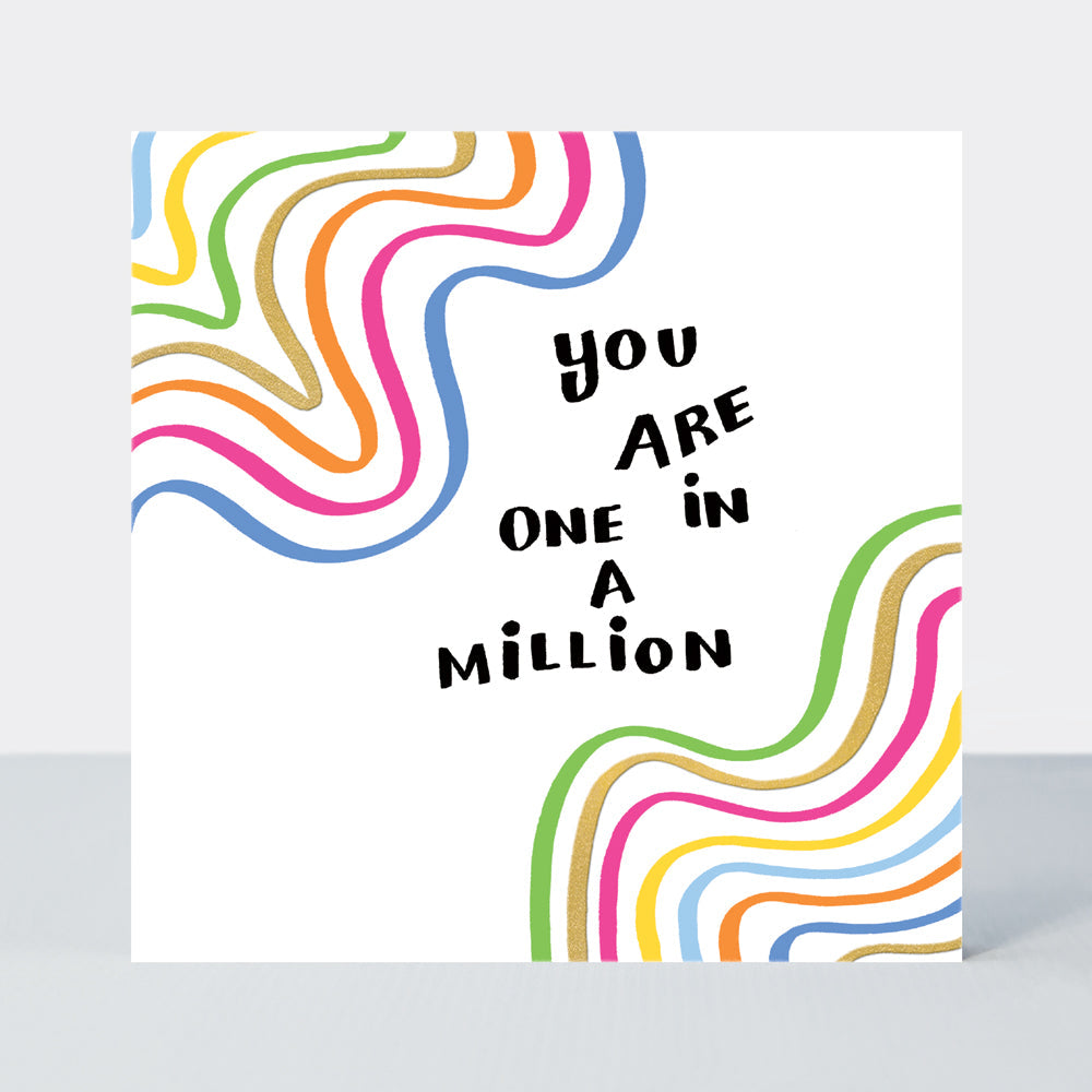 Girl Power - You Are One In A Million - Greetings Card