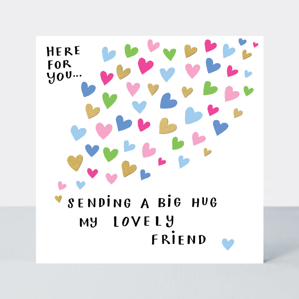 Girl Power - Sending A Big Hug - Greetings Card