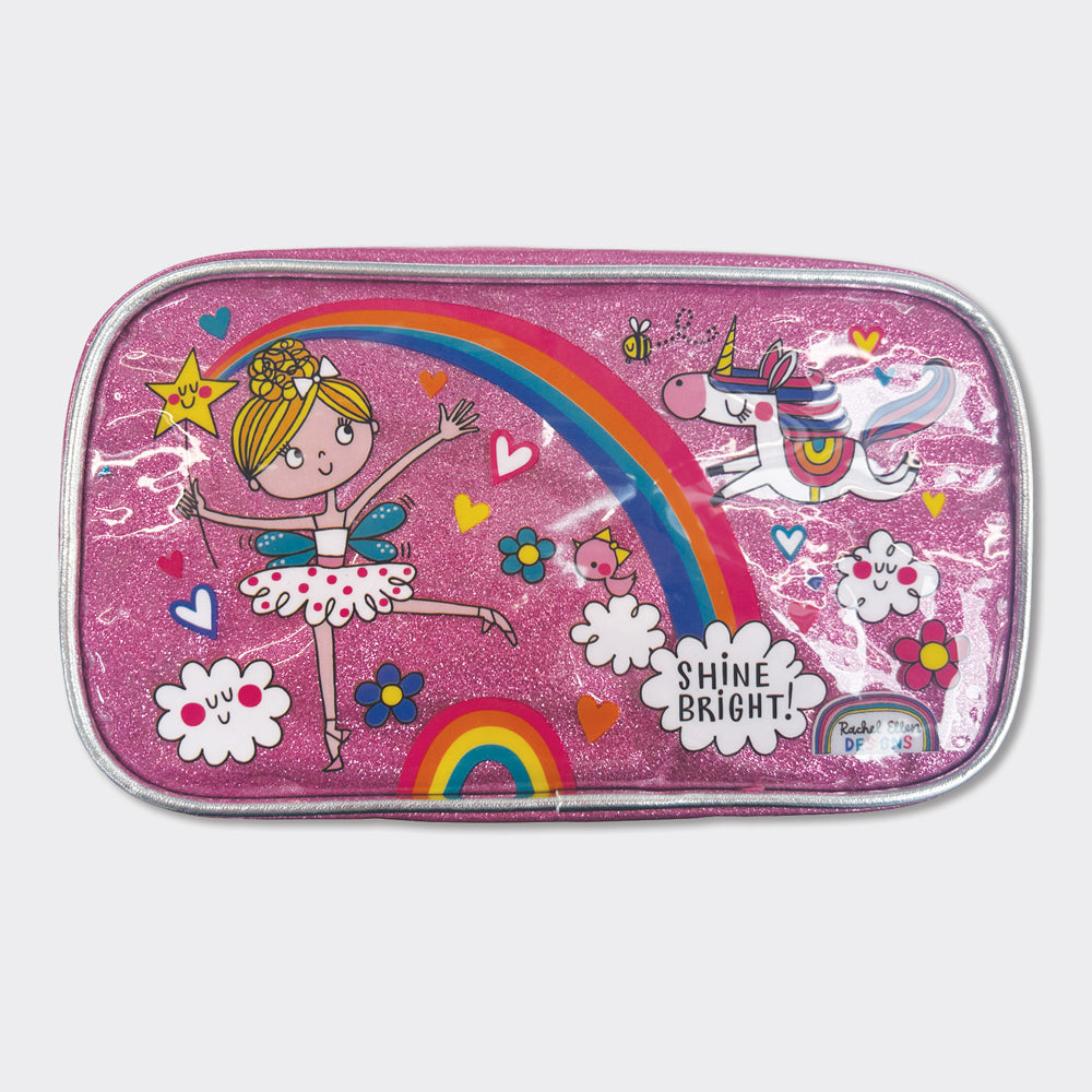 Large Glitter Pencil Case - &