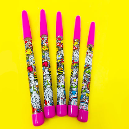 Ballpoint Glitter Pen - You Got This - Pink