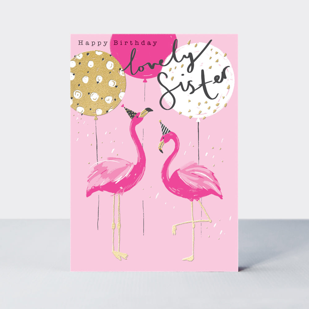 Flamingo - Sister Birthday Flamingos &amp; Balloons