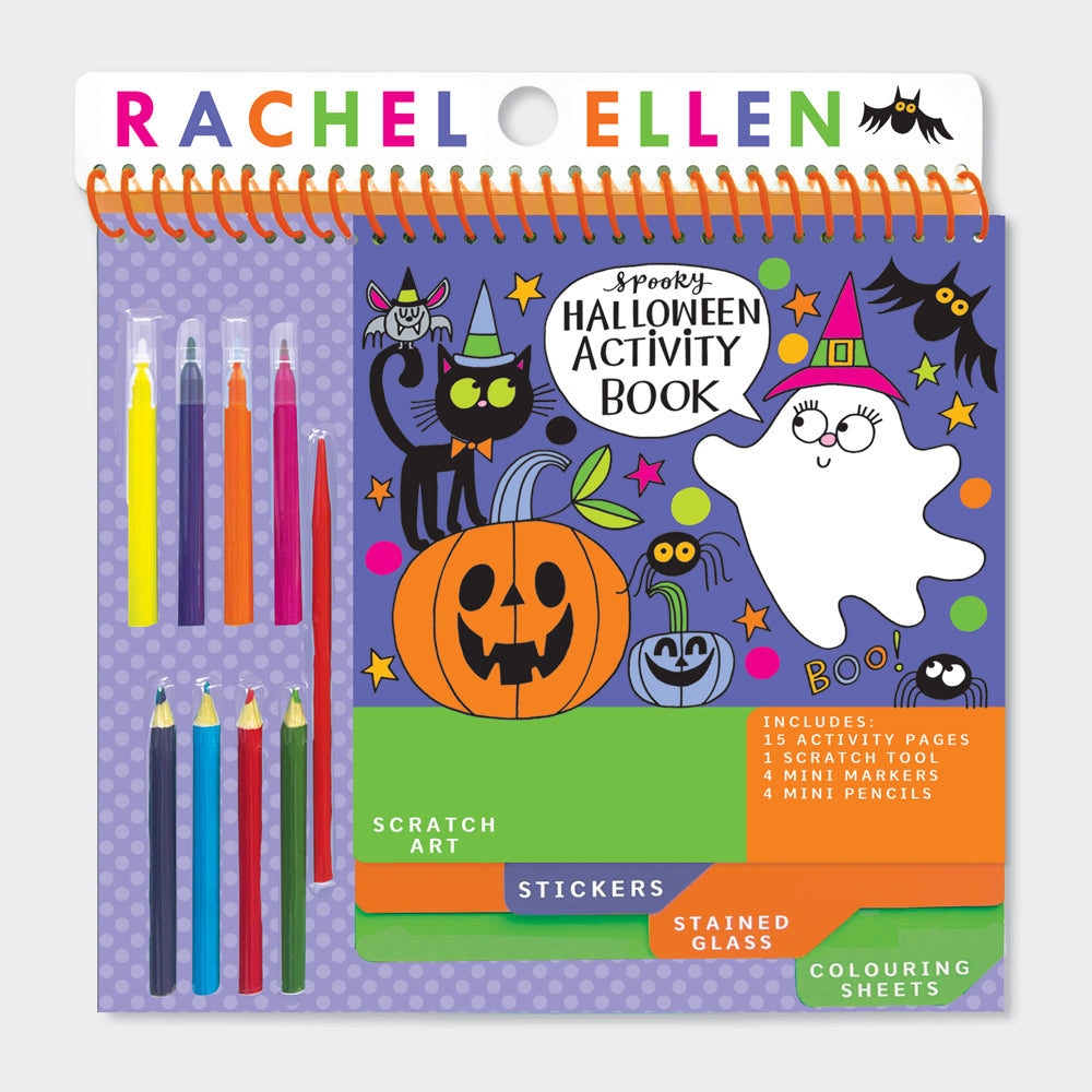 Halloween Activity Book with Scratch Art &amp; Stickers