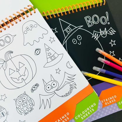 Halloween Activity Book with Scratch Art &amp; Stickers