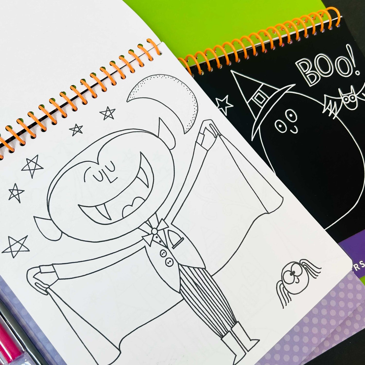 Halloween Activity Book with Scratch Art &amp; Stickers