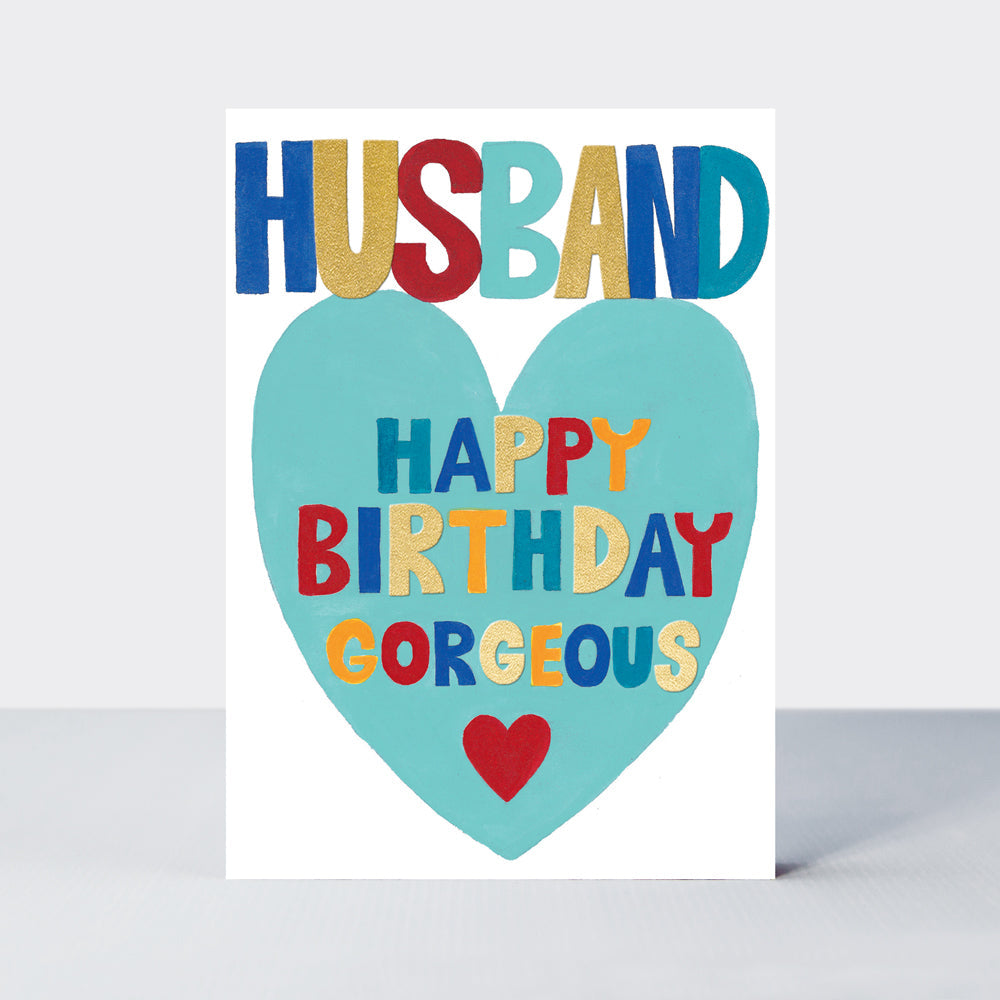 Headliners - Husband Happy Birthday Gorgeous/Heart Card