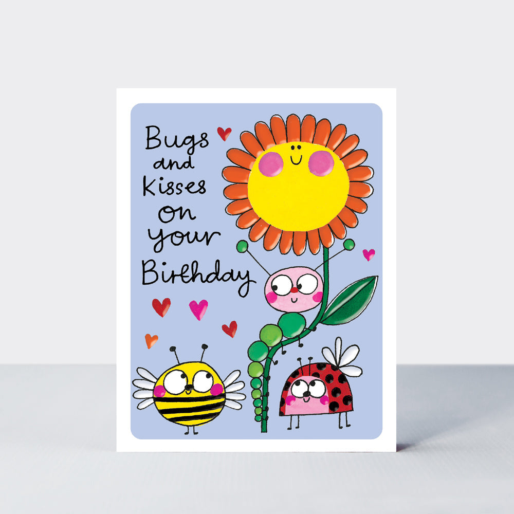 Hey! - Bugs &amp; Kisses Birthday Card