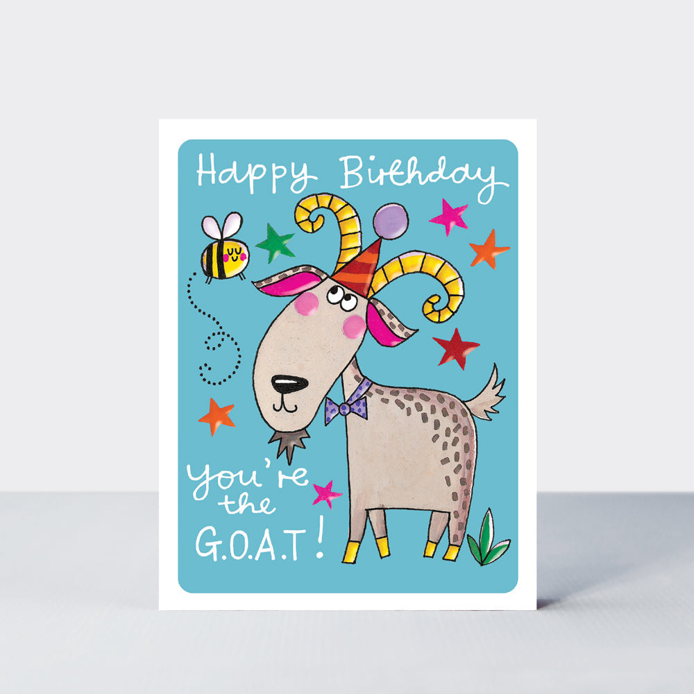 Hey! - You're the G.O.A.T! Birthday Card