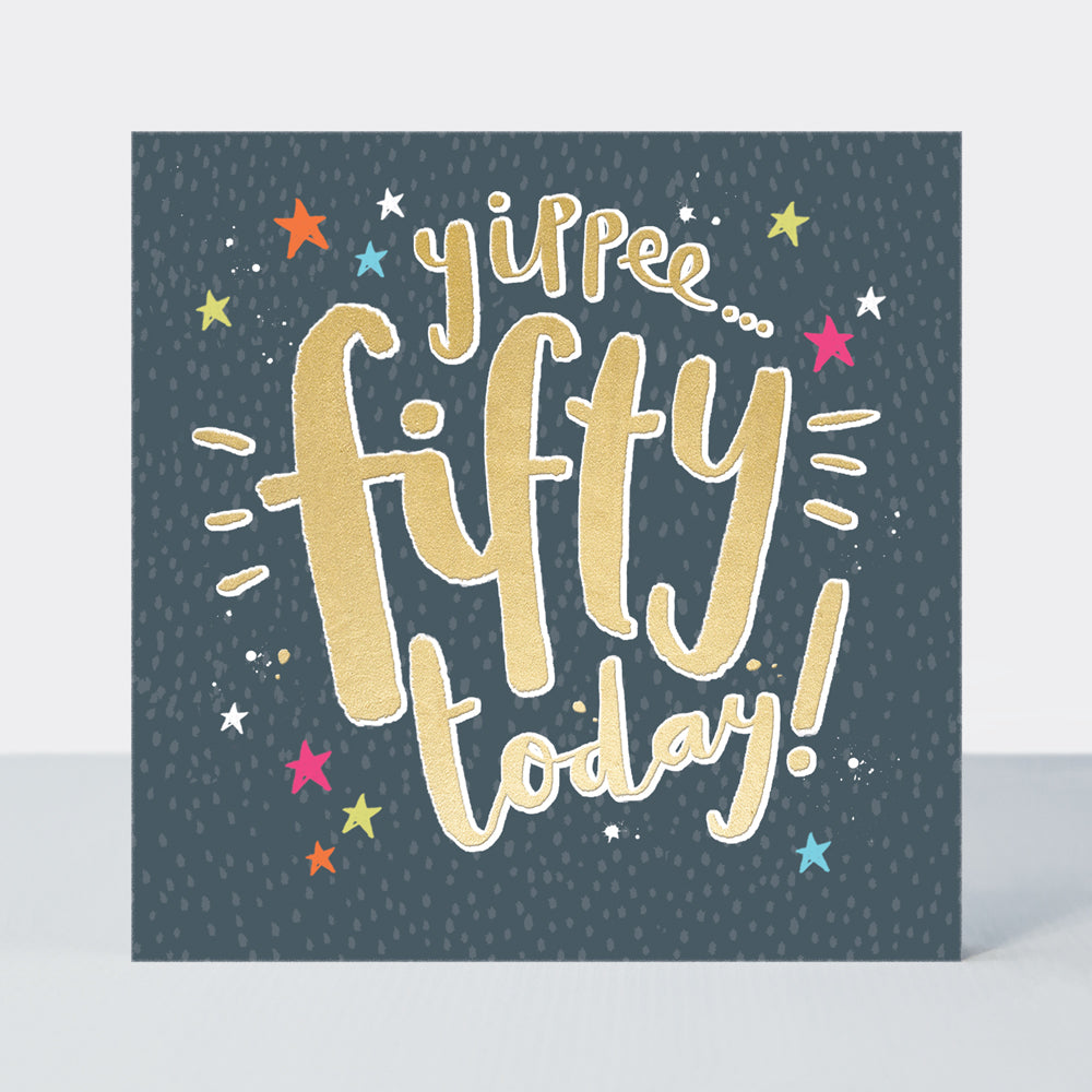High Five - Yippee Fifty  - Birthday Card