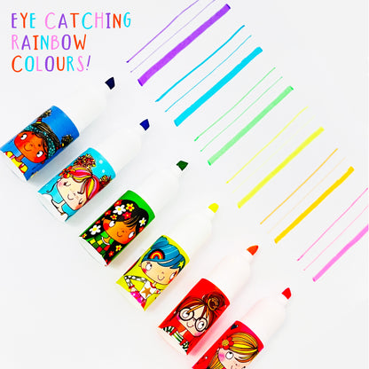 Six Colour Stacking Highlighter