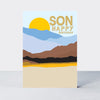 Hike - Son Birthday Card - Beach Sunset