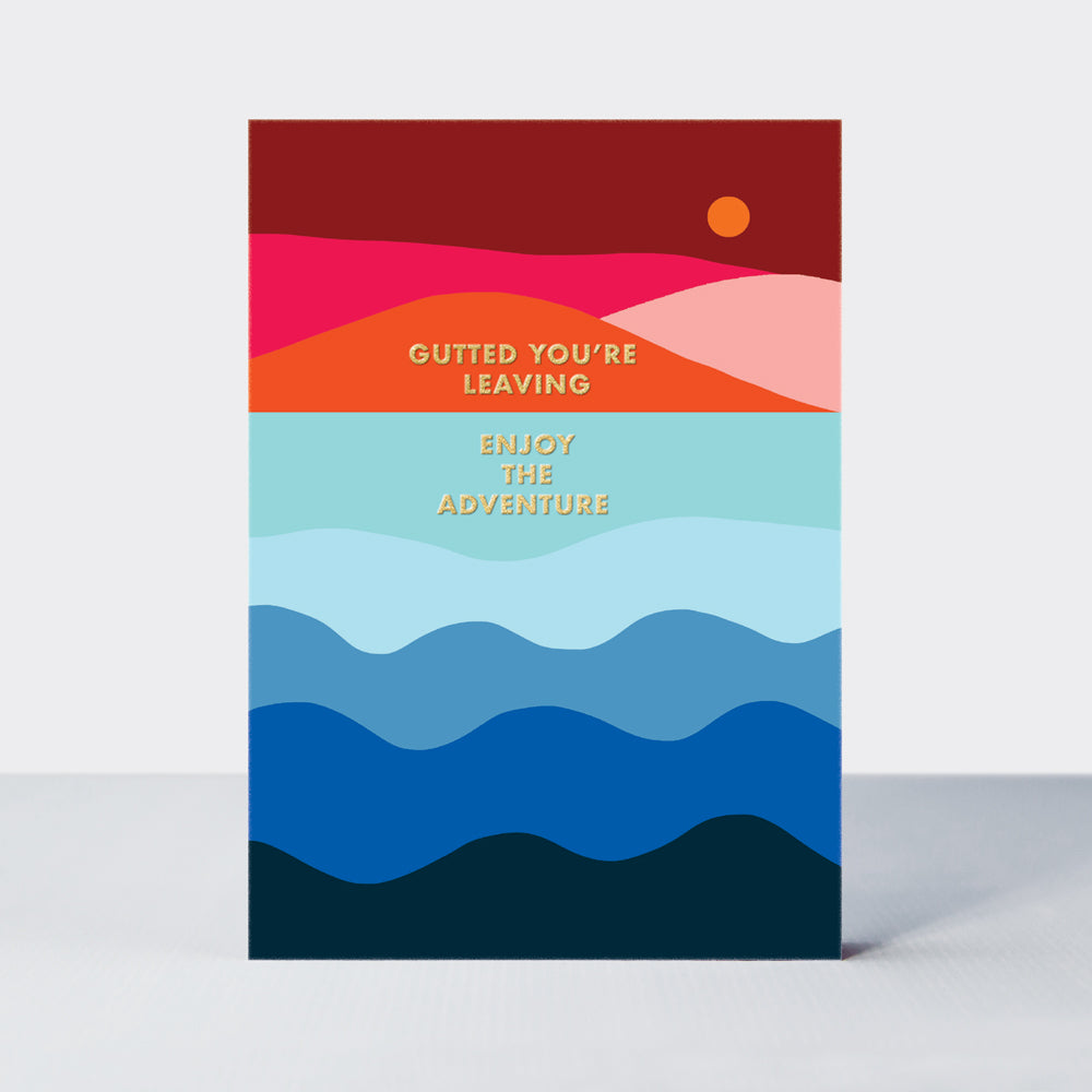 Hike - Gutted You're Leaving Card - Beach Sunset – Rachel Ellen Designs