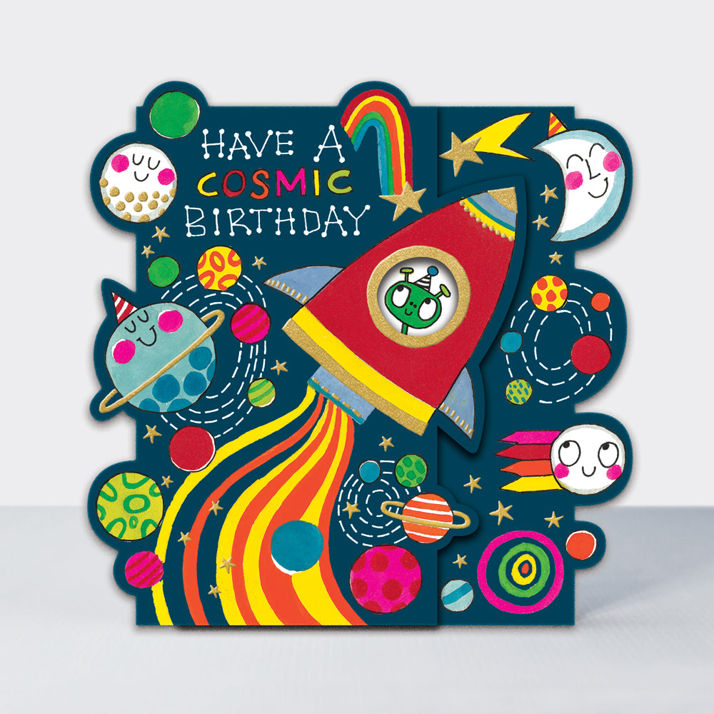 Hip Hop - Cosmic Birthday Space  - Birthday Card