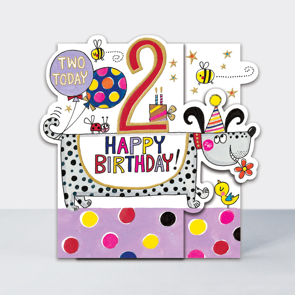 Hip Hop - Two Today  - Birthday Card