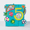Hip Hop - Five Today  - Birthday Card