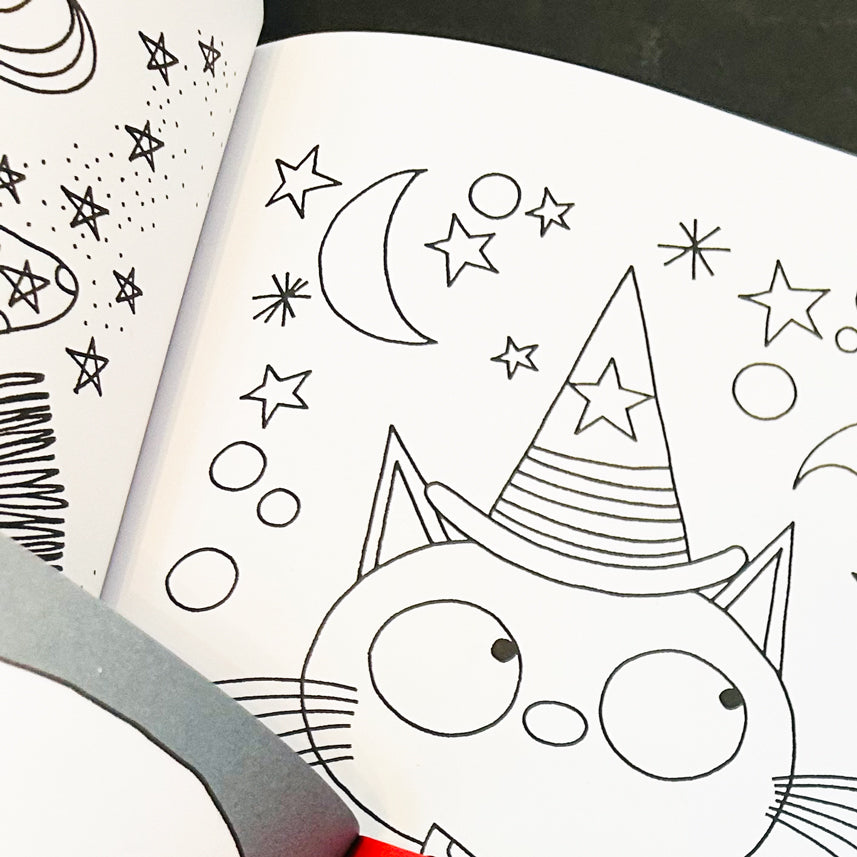 Sticker Scene and Colouring Activity Book - Spooky Halloween