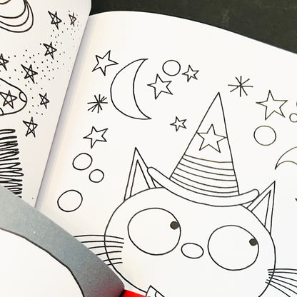 Sticker Scene and Colouring Activity Book - Spooky Halloween