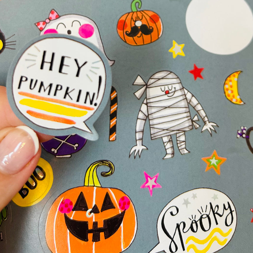 Sticker Scene and Colouring Activity Book - Spooky Halloween