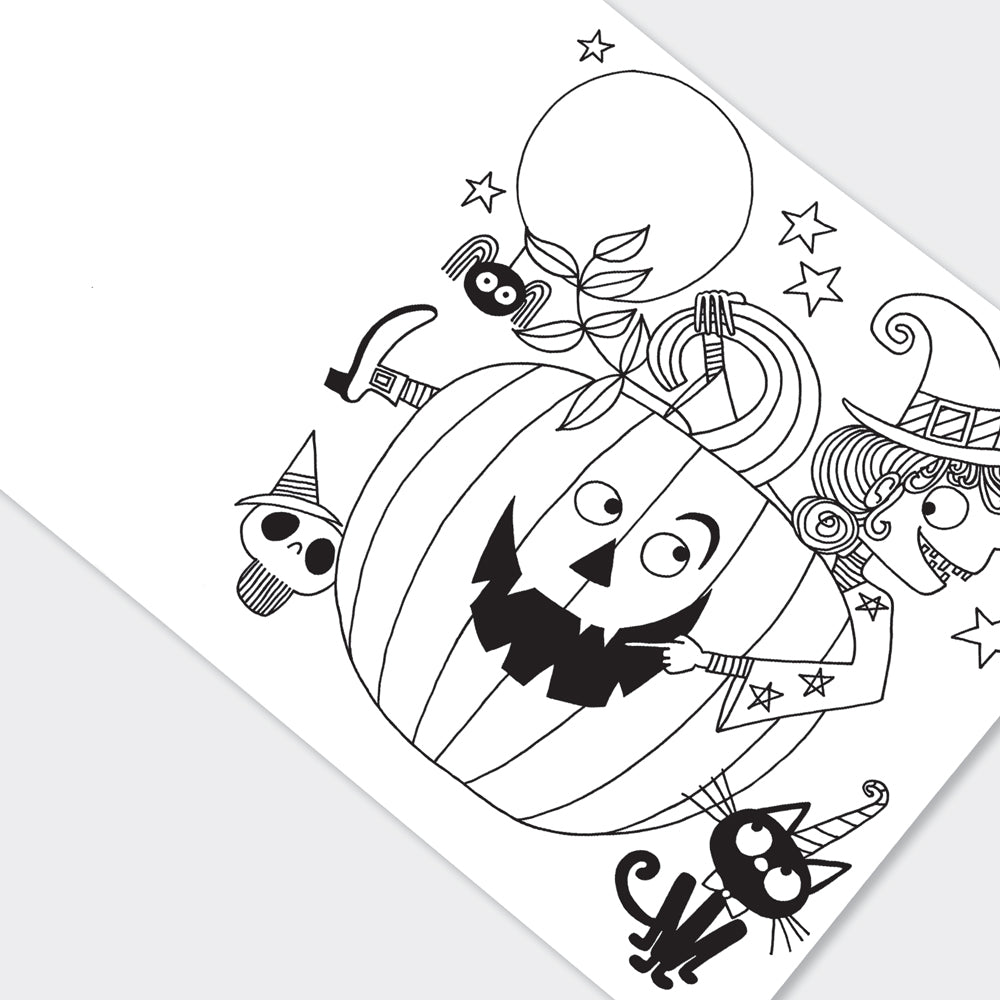 Spooky Halloween Colouring Book