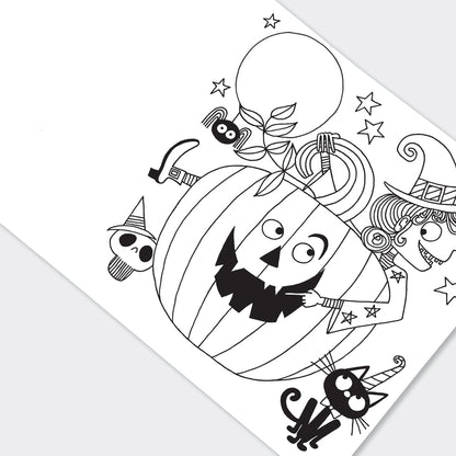 Spooky Halloween Colouring Book