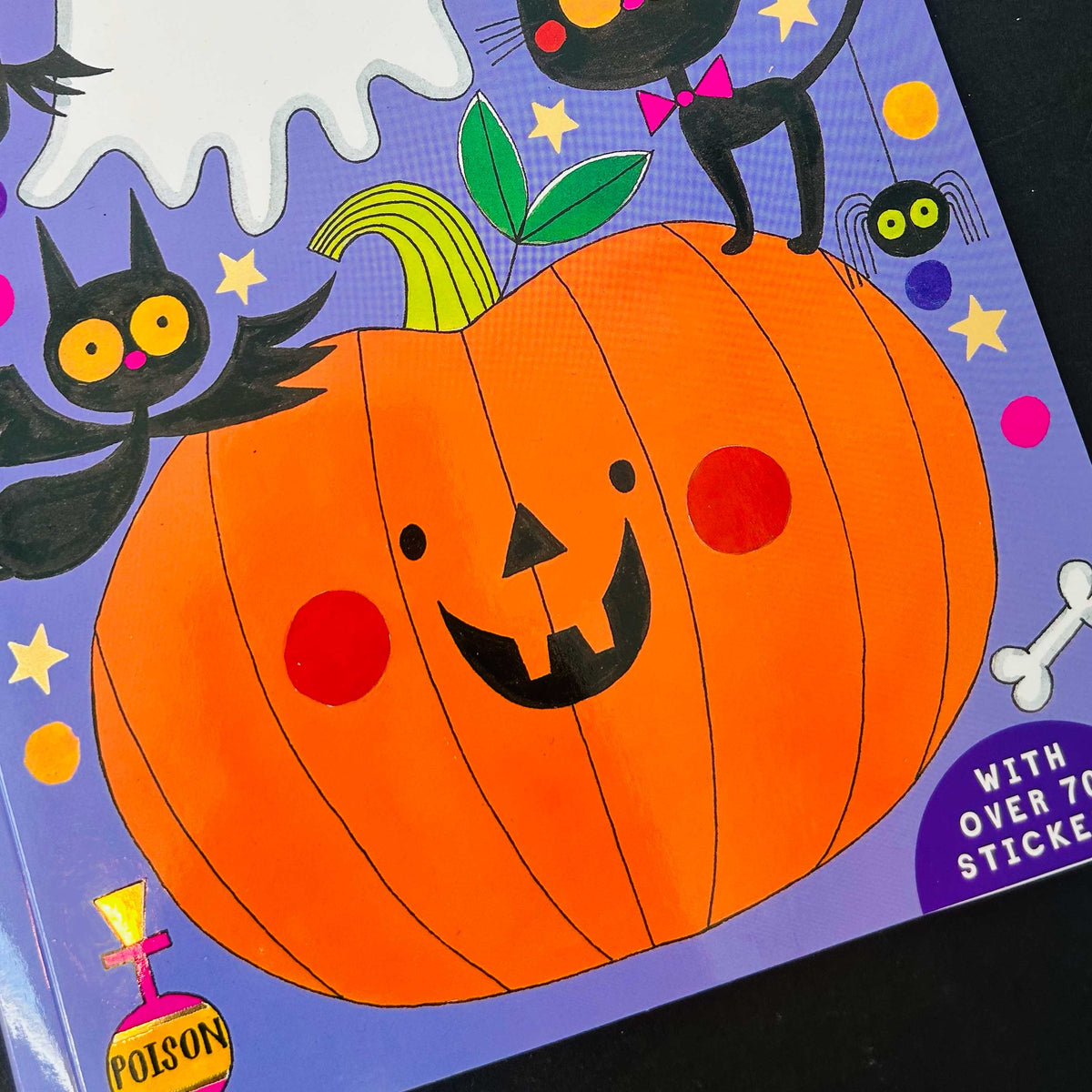 Halloween Die-Cut Colouring Book With Stickers