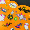 Halloween Die-Cut Colouring Book With Stickers