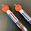 Halloween Six Colour Ballpoint Pen - Pumpkin Topper