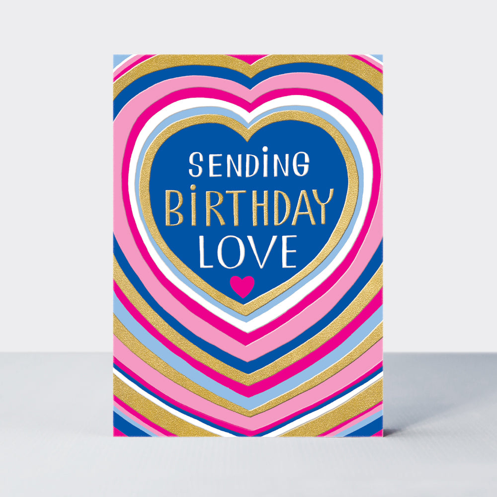 Jazz - Sending Birthday Love/Heart - Birthday Card