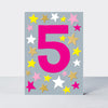 Jazz - Age 5 Birthday Card - Girl