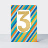 Jazz - Age 3 Birthday Card - Boy