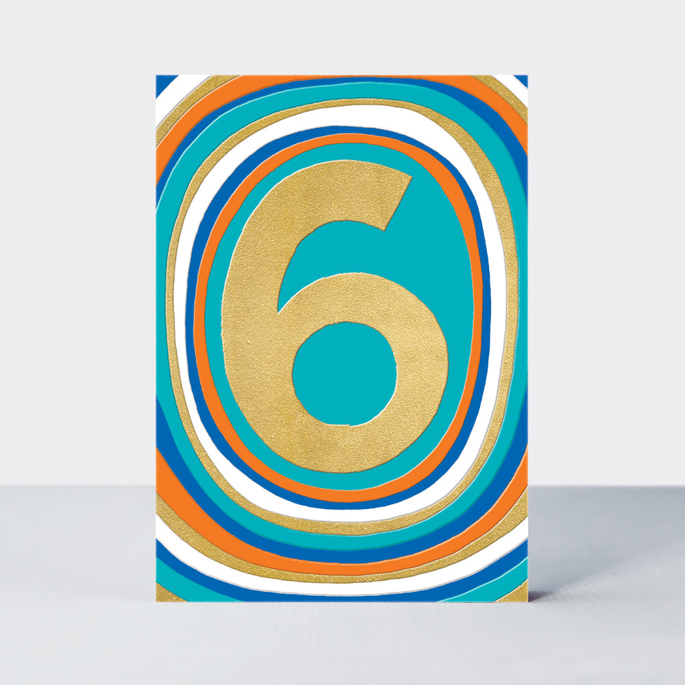 Jazz - Age 6 Birthday Card - Boy