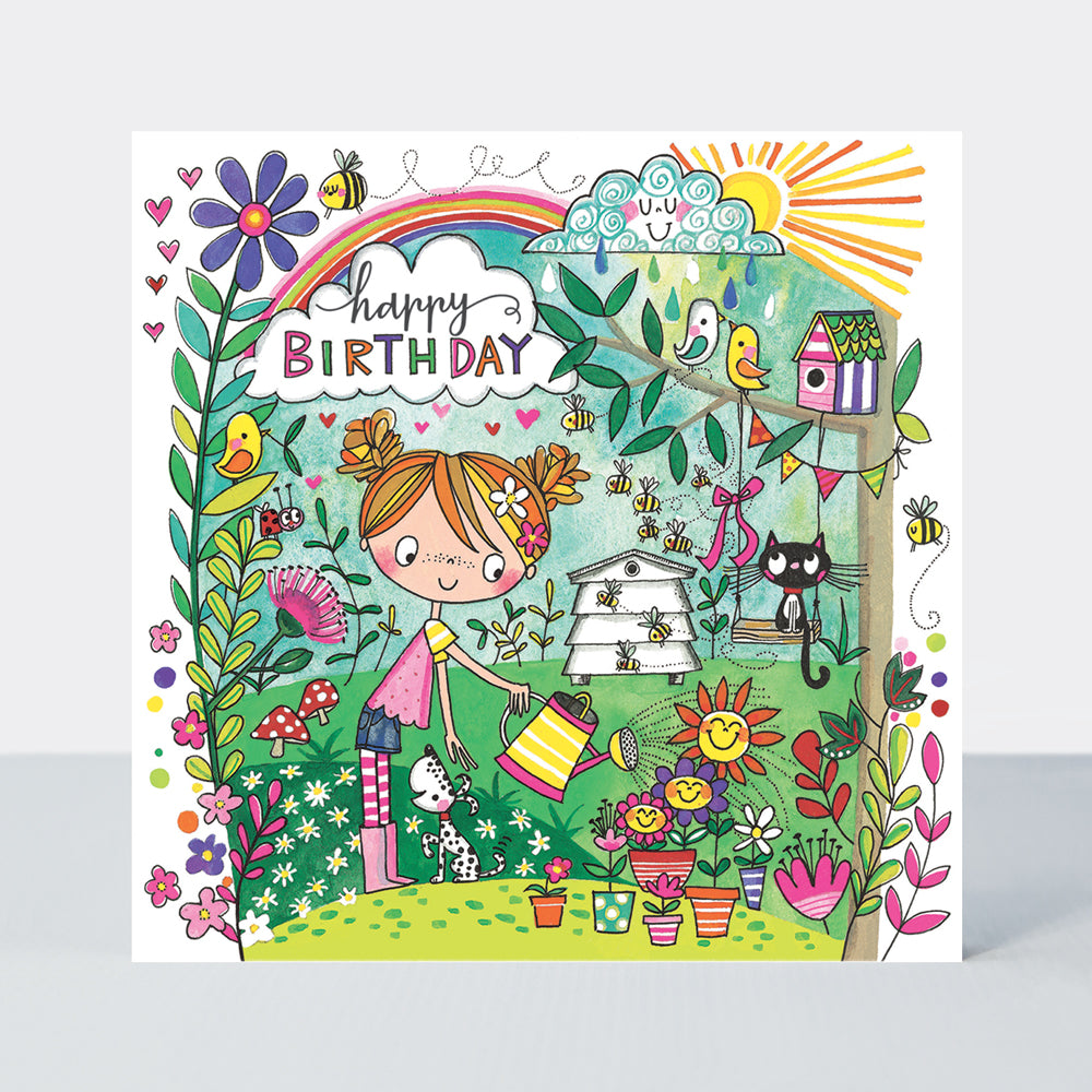 Jigsaw Card - Jigsaw Card - Happy Birthday Little Gardener - Birthday Card