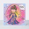 Jigsaw card - Birthday Wishes - Cherry Blossom Princess